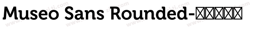 Museo Sans Rounded字体转换